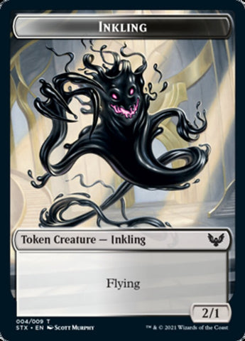 Inkling // Treasure Double-Sided Token [Strixhaven: School of Mages Tokens] - The Mythic Store | 24h Order Processing