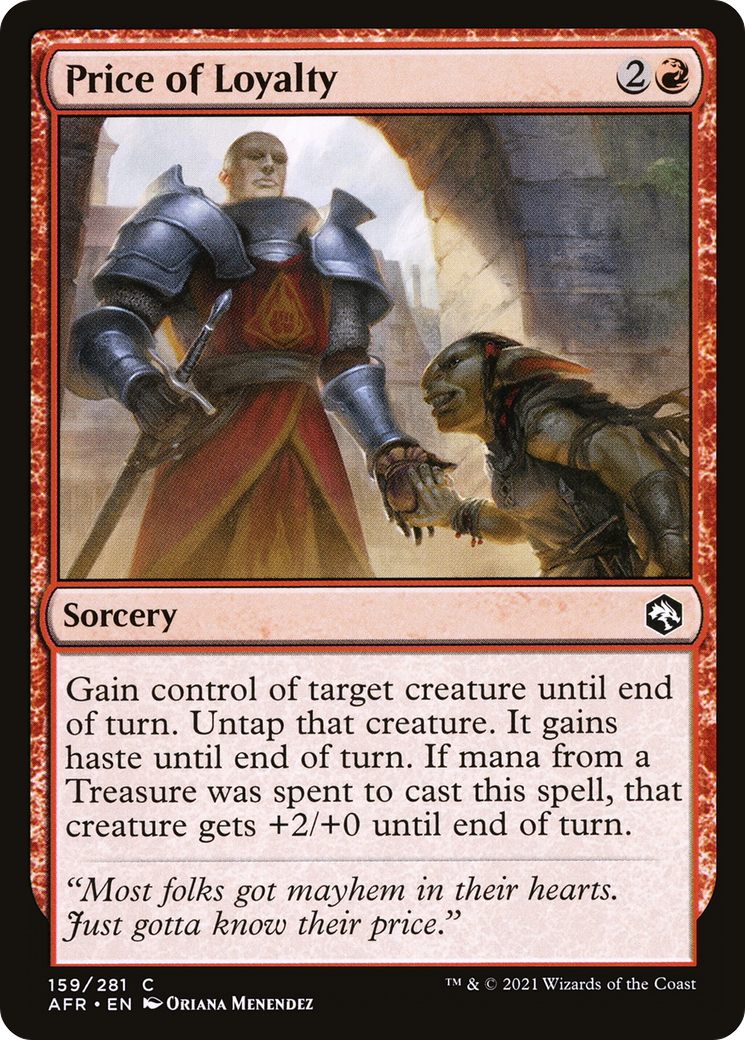 Price of Loyalty [Dungeons & Dragons: Adventures in the Forgotten Realms] - The Mythic Store | 24h Order Processing