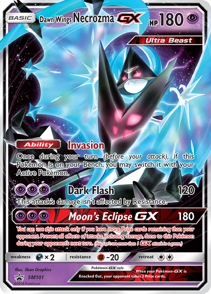 Dawn Wings Necrozma GX (SM101) [Sun & Moon: Black Star Promos] - The Mythic Store | 24h Order Processing