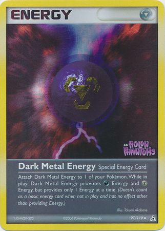 Dark Metal Energy (97/110) (Stamped) [EX: Holon Phantoms] - The Mythic Store | 24h Order Processing