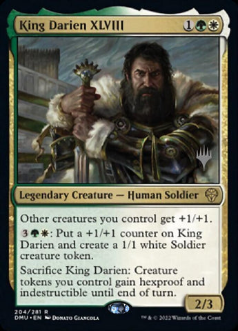 King Darien XLVIII (Promo Pack) [Dominaria United Promos] - The Mythic Store | 24h Order Processing