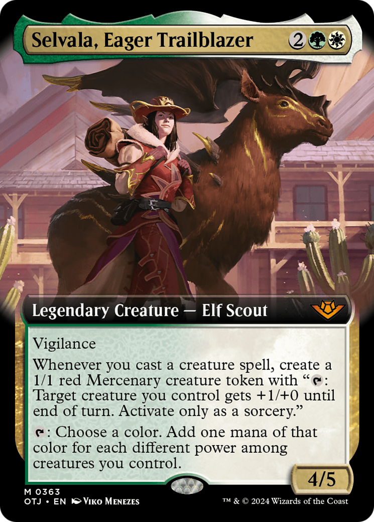 Selvala, Eager Trailblazer (Extended Art) [Outlaws of Thunder Junction] - The Mythic Store | 24h Order Processing