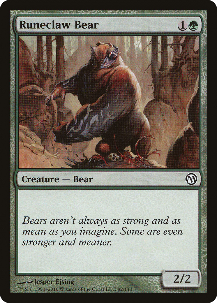 Runeclaw Bear [Duels of the Planeswalkers] - The Mythic Store | 24h Order Processing