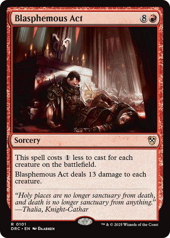 Blasphemous Act [Aetherdrift Commander] - The Mythic Store | 24h Order Processing