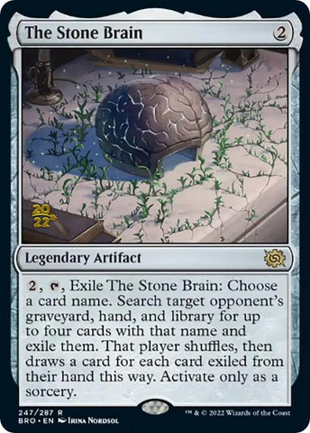 The Stone Brain [The Brothers' War Prerelease Promos] - The Mythic Store | 24h Order Processing