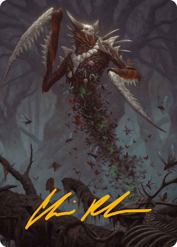 Grist, the Plague Swarm Art Card (Gold-Stamped Signature) [Modern Horizons 3 Art Series] - The Mythic Store | 24h Order Processing