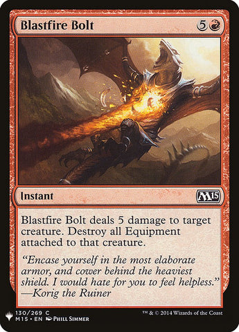 Blastfire Bolt [Mystery Booster] - The Mythic Store | 24h Order Processing