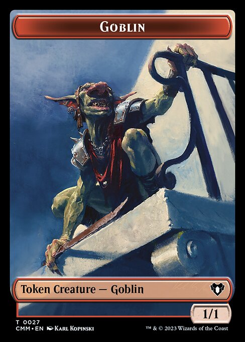 Zombie (0019) // Goblin Double-Sided Token [Commander Masters Tokens] - The Mythic Store | 24h Order Processing