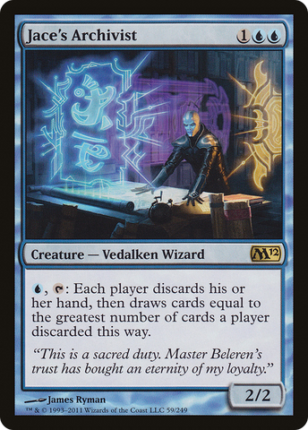 Jace's Archivist [Magic 2012] - The Mythic Store | 24h Order Processing
