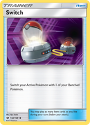Switch (132/149) [Sun & Moon: Base Set] - The Mythic Store | 24h Order Processing