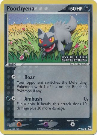 Poochyena (79/113) (Stamped) [EX: Delta Species] - The Mythic Store | 24h Order Processing