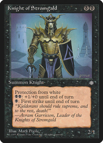Knight of Stromgald [Ice Age] - The Mythic Store | 24h Order Processing