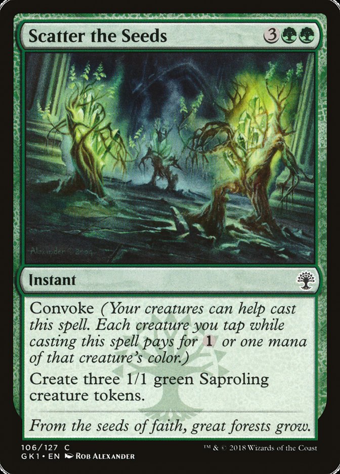 Scatter the Seeds [Guilds of Ravnica Guild Kit] - The Mythic Store | 24h Order Processing