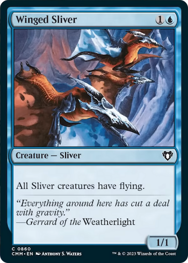 Winged Sliver [Commander Masters] - The Mythic Store | 24h Order Processing