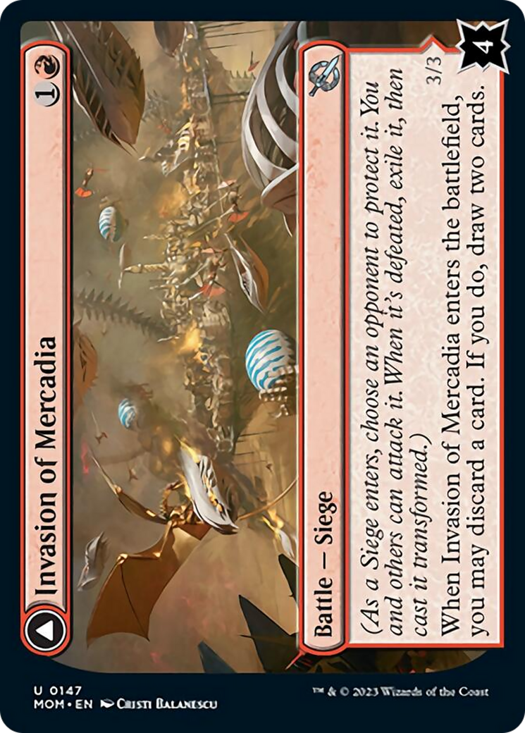 Invasion of Mercadia // Kyren Flamewright [March of the Machine] - The Mythic Store | 24h Order Processing
