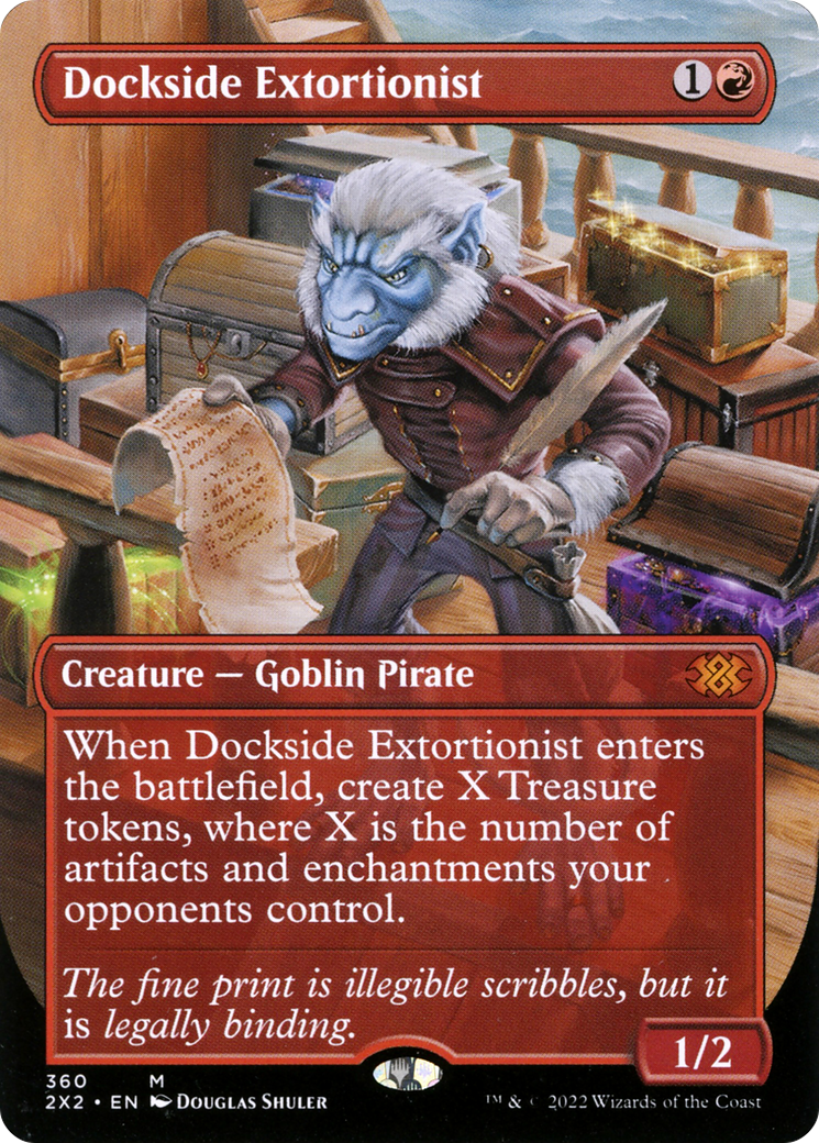 Dockside Extortionist (Borderless Alternate Art) [Double Masters 2022] - The Mythic Store | 24h Order Processing