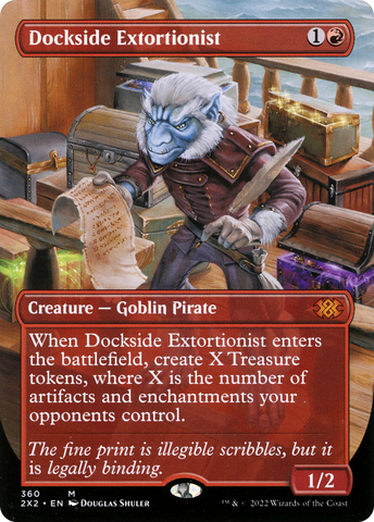 Dockside Extortionist (Borderless Alternate Art) [Double Masters 2022] - The Mythic Store | 24h Order Processing