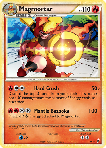 Magmortar (16/95) [HeartGold & SoulSilver: Call of Legends] - The Mythic Store | 24h Order Processing