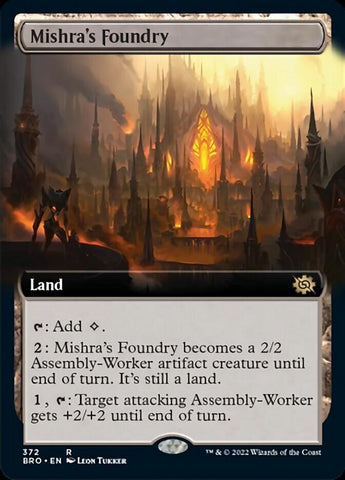 Mishra's Foundry (Extended Art) [The Brothers' War] - The Mythic Store | 24h Order Processing