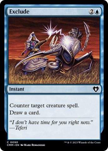Exclude [Commander Masters] - The Mythic Store | 24h Order Processing