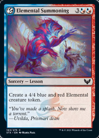 Elemental Summoning [Strixhaven: School of Mages] - The Mythic Store | 24h Order Processing
