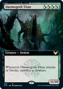 Daemogoth Titan (Extended Art) [Strixhaven: School of Mages] - The Mythic Store | 24h Order Processing