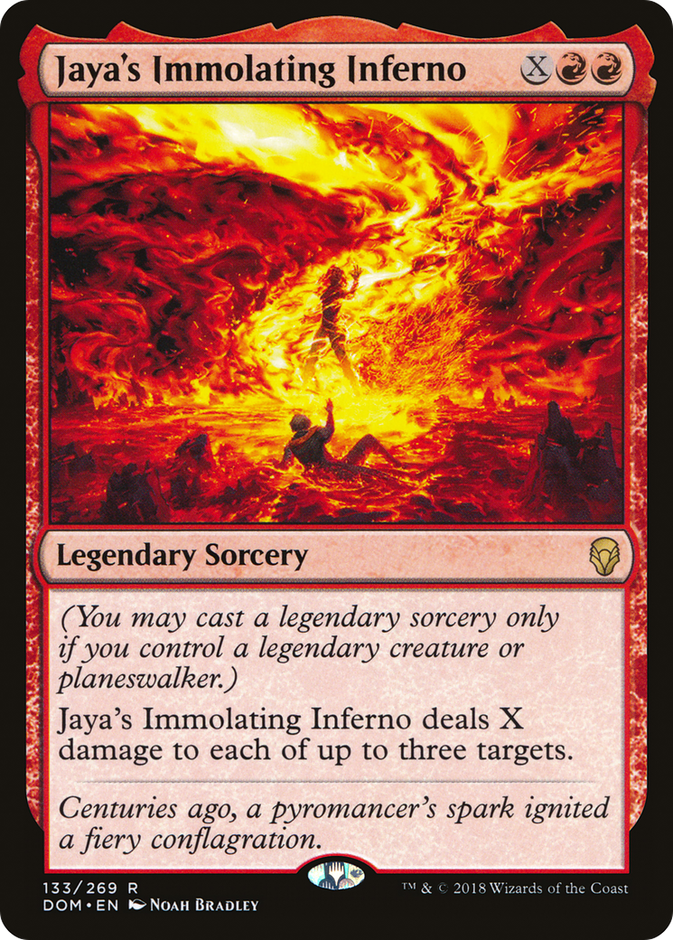 Jaya's Immolating Inferno [Dominaria] - The Mythic Store | 24h Order Processing
