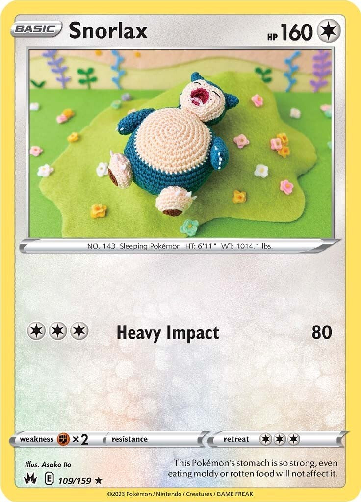 Snorlax (109/159) [Sword & Shield: Crown Zenith] - The Mythic Store | 24h Order Processing