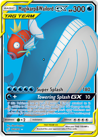 Magikarp & Wailord GX (160/181) [Sun & Moon: Team Up] - The Mythic Store | 24h Order Processing