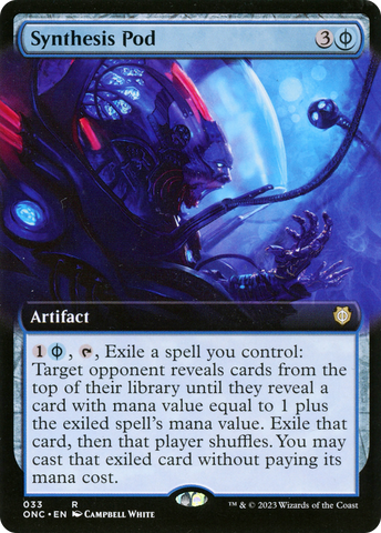 Synthesis Pod (Extended Art) [Phyrexia: All Will Be One Commander] - The Mythic Store | 24h Order Processing