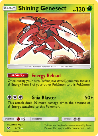 Shining Genesect (9/73) [Sun & Moon: Shining Legends] - The Mythic Store | 24h Order Processing