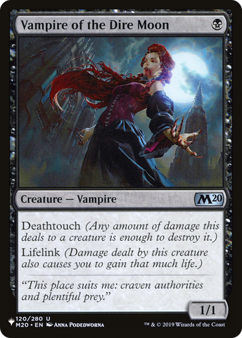 Vampire of the Dire Moon [The List] - The Mythic Store | 24h Order Processing
