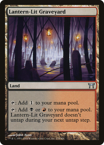 Lantern-Lit Graveyard [Champions of Kamigawa] - The Mythic Store | 24h Order Processing