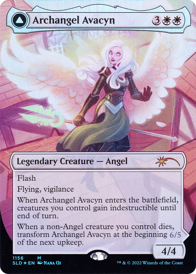 Archangel Avacyn // Avacyn, the Purifier (Borderless) [Secret Lair: From Cute to Brute] - The Mythic Store | 24h Order Processing