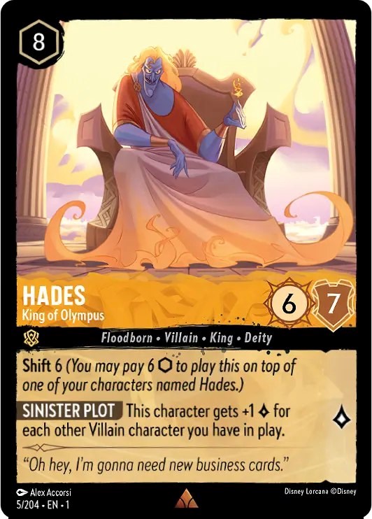 Hades - King of Olympus (Oversized) (5/204) [The First Chapter] - The Mythic Store | 24h Order Processing