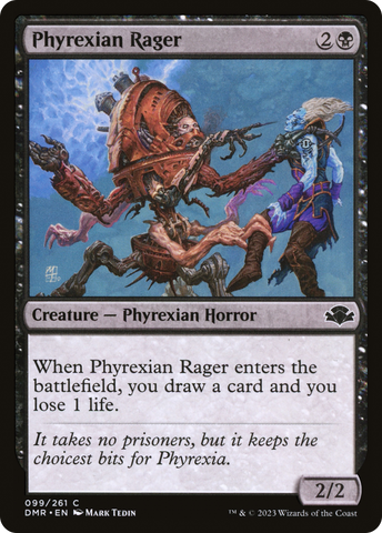 Phyrexian Rager [Dominaria Remastered] - The Mythic Store | 24h Order Processing