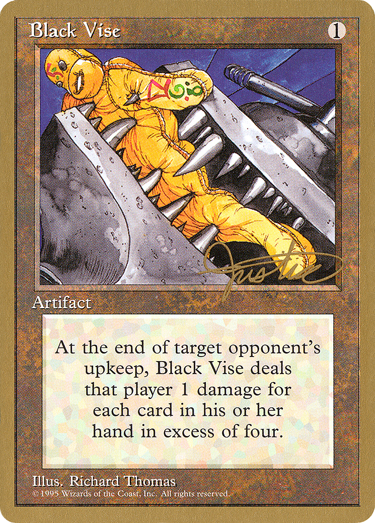 Black Vise (Mark Justice) [Pro Tour Collector Set] - The Mythic Store | 24h Order Processing