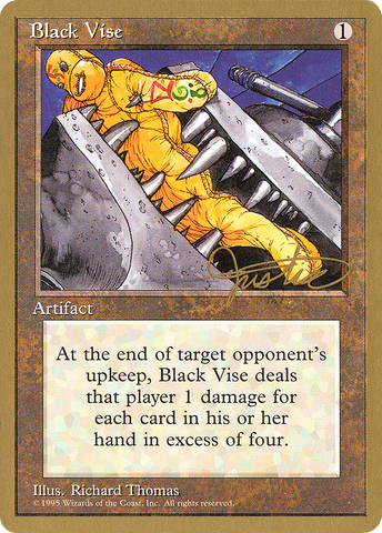 Black Vise (Mark Justice) [Pro Tour Collector Set] - The Mythic Store | 24h Order Processing