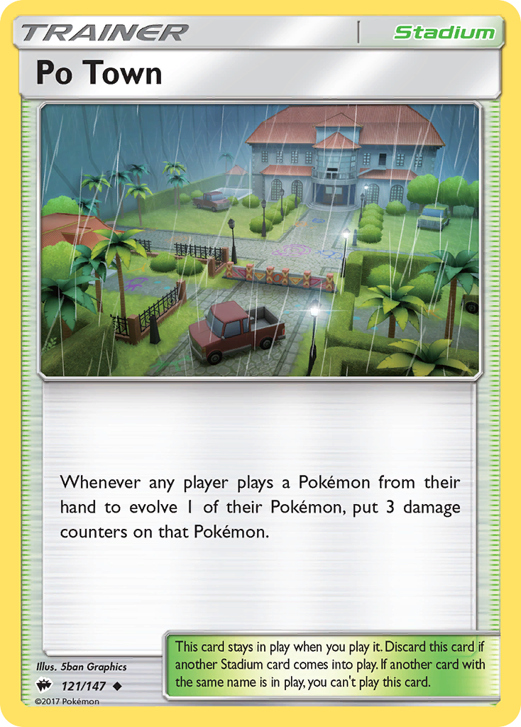Po Town (121/147) [Sun & Moon: Burning Shadows] - The Mythic Store | 24h Order Processing