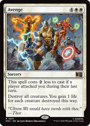 Avenge [Marvel Super Heroes Commander] - The Mythic Store | 24h Order Processing