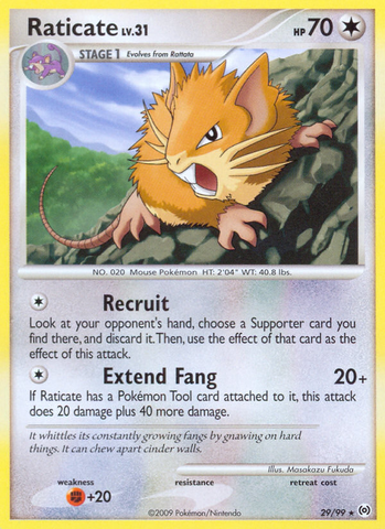 Raticate (29/99) [Platinum: Arceus] - The Mythic Store | 24h Order Processing
