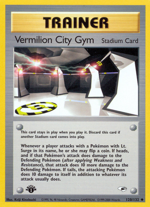 Vermilion City Gym (120/132) [Gym Heroes 1st Edition] - The Mythic Store | 24h Order Processing