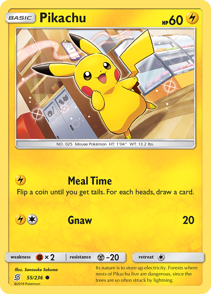 Pikachu (55/236) [Sun & Moon: Unified Minds] - The Mythic Store | 24h Order Processing
