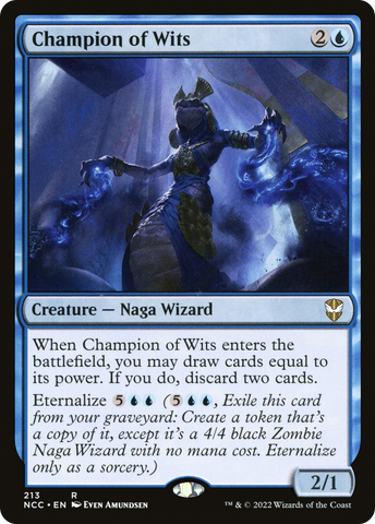 Champion of Wits [Streets of New Capenna Commander] - The Mythic Store | 24h Order Processing