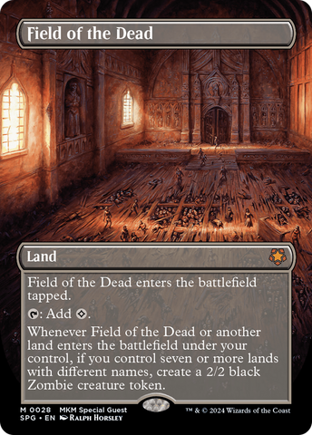 Field of the Dead (Borderless) [Murders at Karlov Manor Special Guests] - The Mythic Store | 24h Order Processing