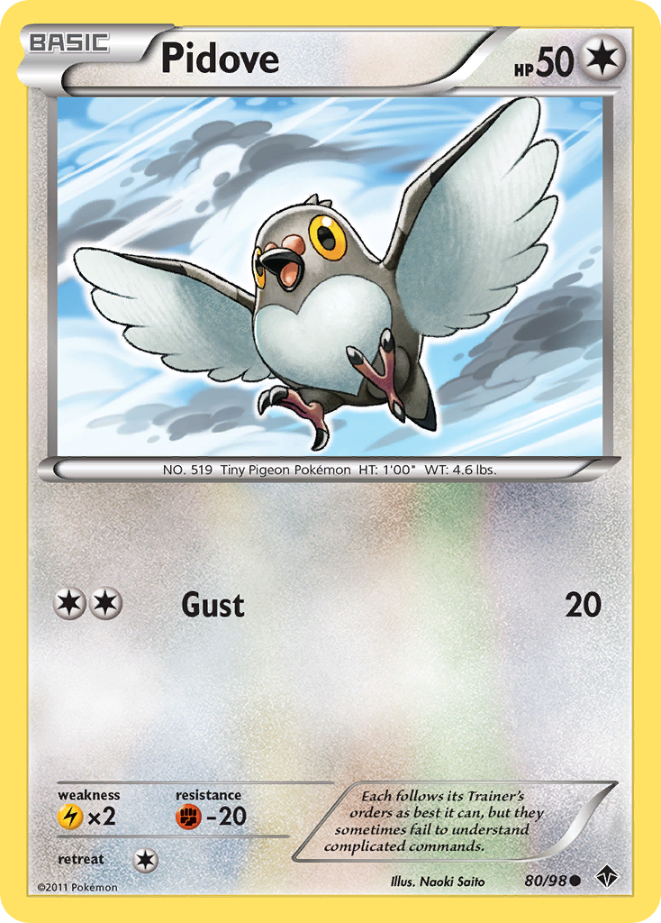Pidove (80/98) [Black & White: Emerging Powers] - The Mythic Store | 24h Order Processing