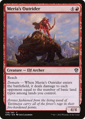 Meria's Outrider [Dominaria United] - The Mythic Store | 24h Order Processing