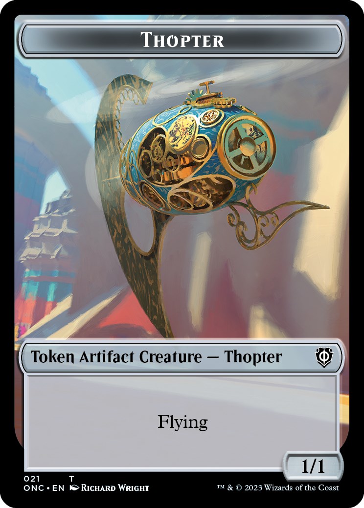 Myr // Thopter Double-Sided Token [Phyrexia: All Will Be One Commander Tokens] - The Mythic Store | 24h Order Processing