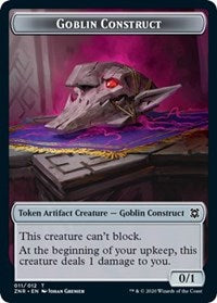 Goblin Construct // Illusion Double-Sided Token [Zendikar Rising Tokens] - The Mythic Store | 24h Order Processing
