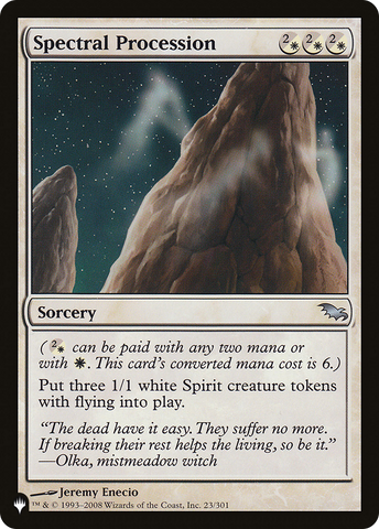 Spectral Procession [The List] - The Mythic Store | 24h Order Processing